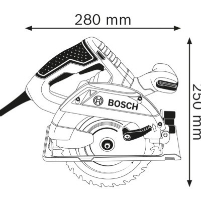 Serra circular manual GKS 165
