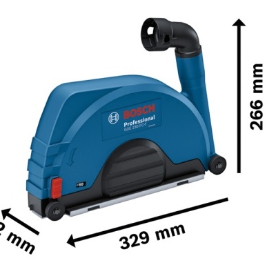 Resguardo para proteção contra o pó GDE 230 FC-T (para rebarbadoras)