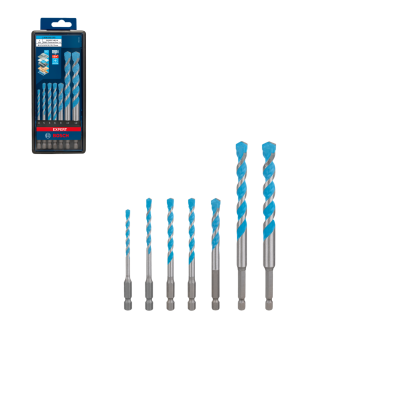 Conjunto de brocas EXPERT HEX-9 MultiConstruction