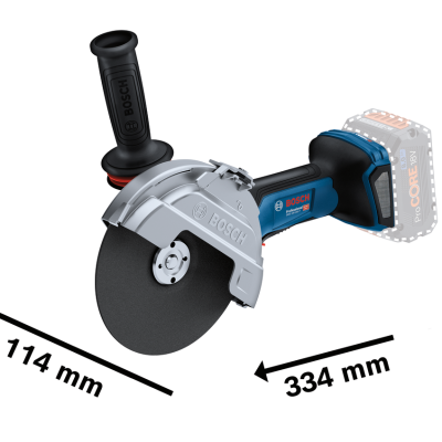 Rebarbadora sem fio GWS 18V-180 P Profissional
