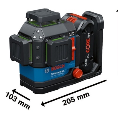 Nível laser de linhas GLL 18V-120-33 CG