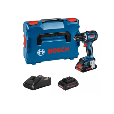 Conjunto de ferramentas Bosch com mala, furadeira/parafusadeira, bateria e carregador