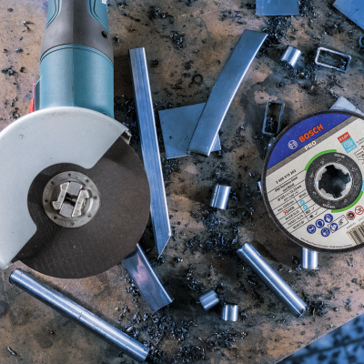 Mini rebarbadora sem fio GWS 18V-11 S (125 mm) 2 bat. 5.0. L-BOXX