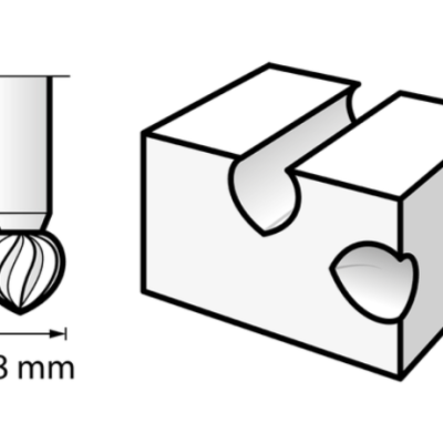2 Fresas de Alta Velocidade 4,8mm (192)