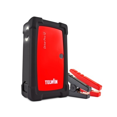 Dispositivo portátil de arranque automóvel TELWIN Drive Pro 12 com pinças de bateria