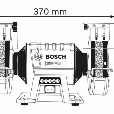 Esmeriladora dupla GBG 60-20