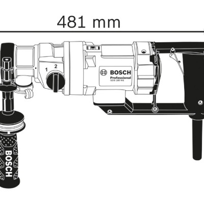 Berbequim de diamante GDB 180 WE