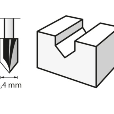 Fresa (HSS) de 6,4 mm (640)