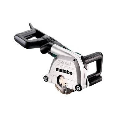 Máquina de corte de parede Metabo com corpo metálico e punhos pretos