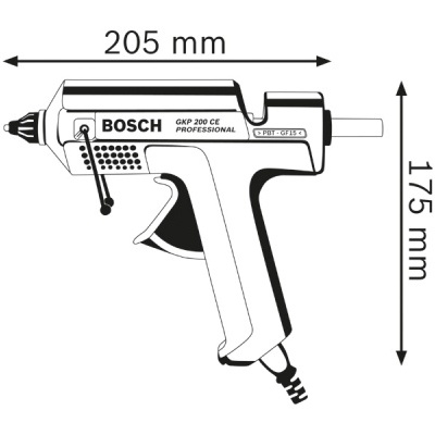 Pistola de colar GKP 200 CE