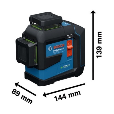 Laser Bosch Professional azul e preto com botões vermelhos