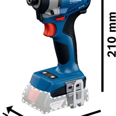 Berbequim com percussão + Aparafusadora/Chave de impacto (KIT 18V BOSCH)