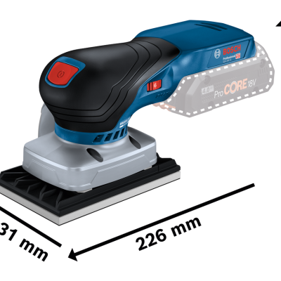 LIXADEIRA VIBRATÓRIA SEM FIO GSS 18V-13 PROFESSIONAL ‌