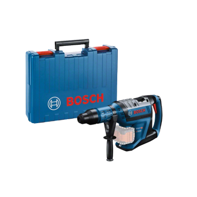 Conjunto Bosch com mala azul e furadeira elétrica azul e preta
