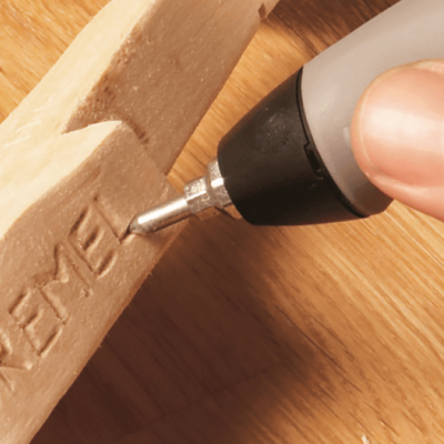 Ferramenta de gravar DREMEL com 3 pontas de gravação e moldes