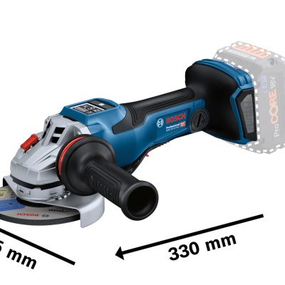 Rebarbadora sem fio Biturbo X-LOCK GWS 18V-15 PSC