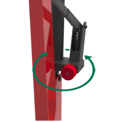 Grua de Oficina com Pernas em V 1000KGS - CRV10