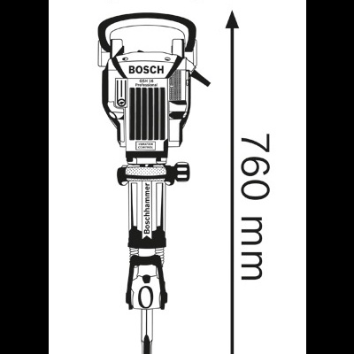 Martelo demolidor hexagonal GSH 16-28