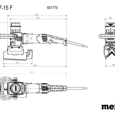 Chanfradora de cantos e arestas para metal KFMV 17-15 F