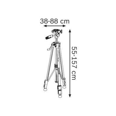 Tripé para a construção civil BT 150