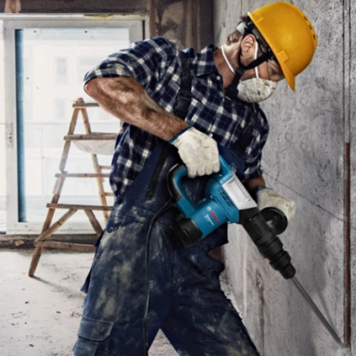 Martelo de percussão com SDS max GSH 5 Professional