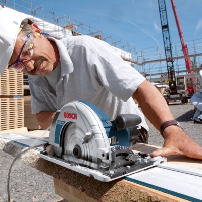 Serra circular manual GKS 85 G + FSN 1400