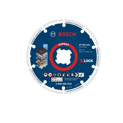 Disco de corte X-LOCK EXPERT Diamond Metal Wheel 125 x 22,23 mm