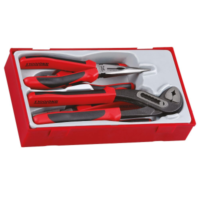 Jogo de 4 alicates com pega ergonómica TPR TengTools