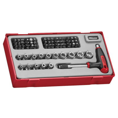 Jogo de chave de bits T encaixe rápido, chaves de caixa 1/4'' e bits 25mm 1/4'' hexagonais