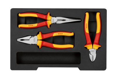 CONJUNTOS DE ALICATES E CHAVES COM ISOLAMENTO VDE