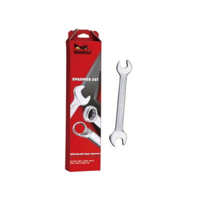 Jogo de 8 Chaves de Boca em caixa de cartão