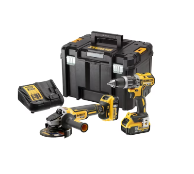 KIT 2 ferramentas XR 18V 5Ah: Berbequim + Rebarbadora