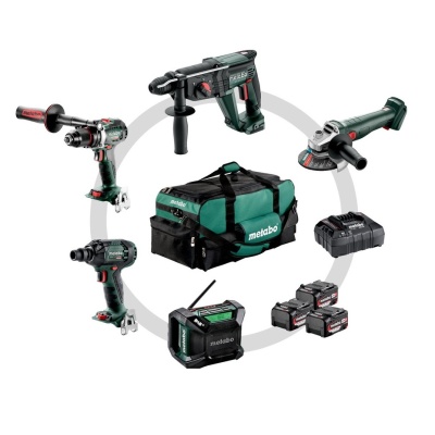 Conjunto de ferramentas Metabo Combo Set 5.2 Construção 18V
