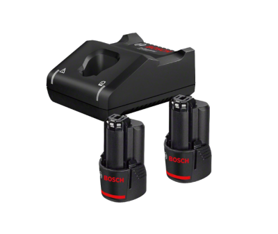 PowerSet Bosch: 2 baterias de 12V 3,0 Ah e carregador GAL 12V-40