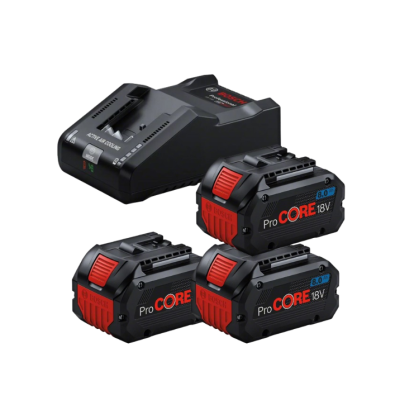 Kit 3 baterias ProCORE 18V 8,0 AH com carregador