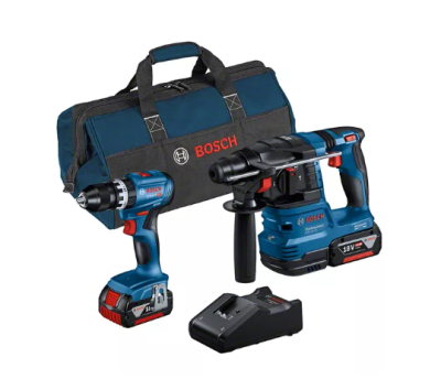 Kit Aparafusadora GSB 18V-45 + Martelo GBH 18V-22