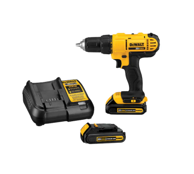 Berbequim Aparafusador XR 18V com 2 baterias Li-Ion 1,3Ah e mala