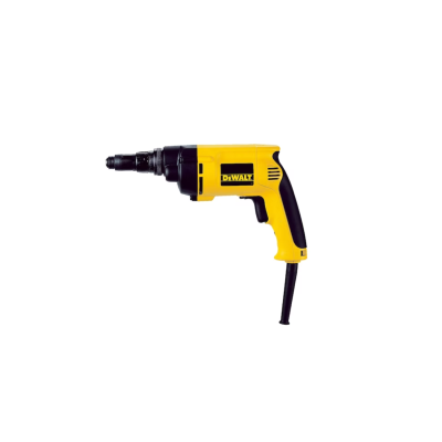 Parafusadora elétrica DEWALT amarela e preta com cabo elétrico