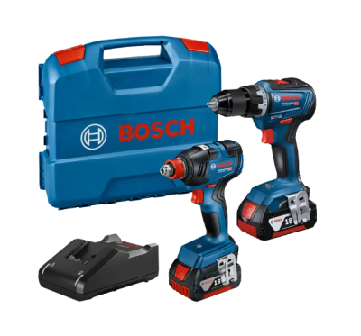 Kit 2 Aparafusadoras: GDX 18V-200 + GSR 18V-55