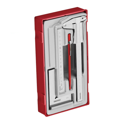 Jogo 4 ferramentas de medição com peclise 150mm TengTools