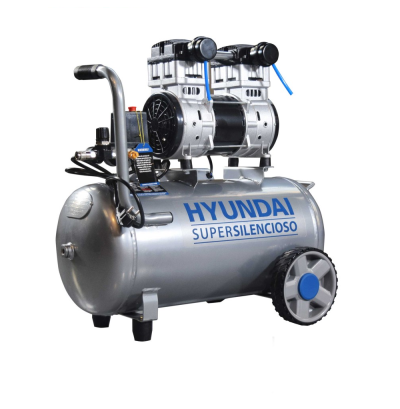 Compressor 50L 1500W Hyundai HYAC50-2S Silencioso