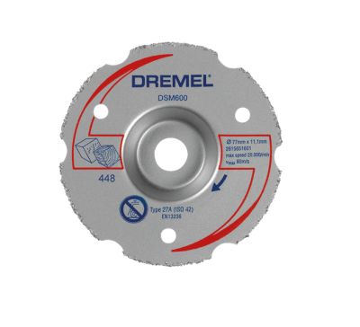 Disco de corte à face de carbeto multifunções 20mm (DSM600)