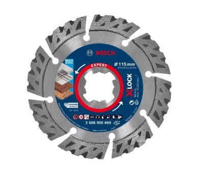 Disco de diamante X-LOCK EXPERT MultiMaterial 115 x 22,23 x 2,4 x 12 mm