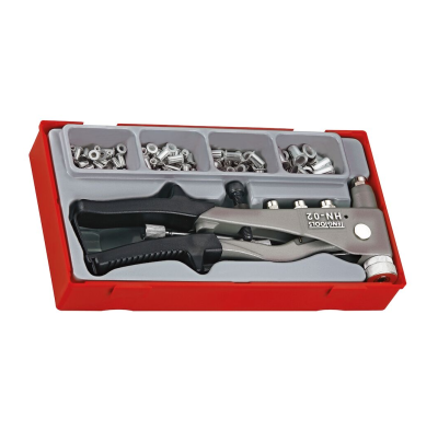 Jogo de Rebitador com Rebites de alumínio de M3 a M6 TengTools