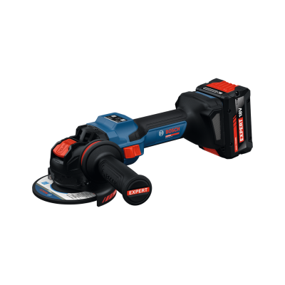Esmeril angular Bosch Expert GWS 18V-15 C com bateria 18V preto e vermelho