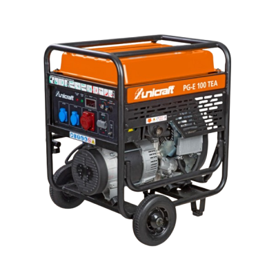 Gerador síncrono a gasolina 230V/400V Unicraft PG-E 100 TEA H