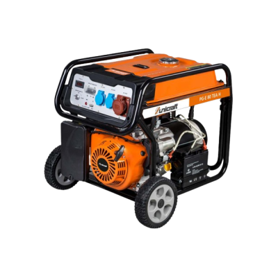 Gerador síncrono a gasolina 230V/400V Unicraft PG-E 80 TEA H
