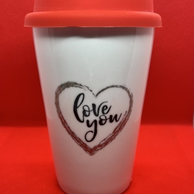 Caneca/Copo "Love you"