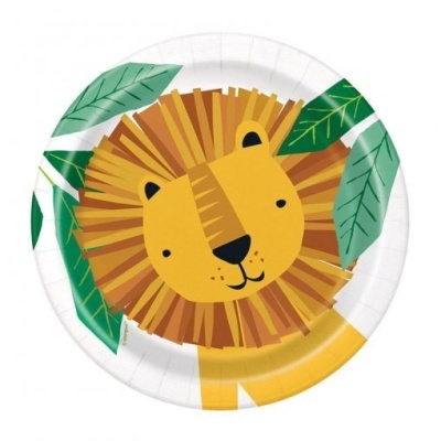 8 Pratos Animal Safari (18cm)