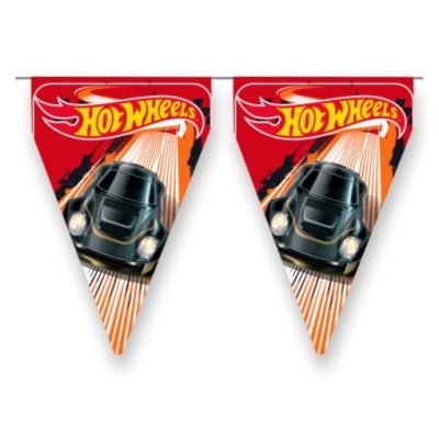Bandeiras Triângulo Hot Wheels (3m)